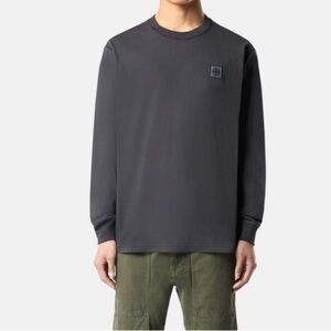 Stone Island Gray Long Sleeve Shirt